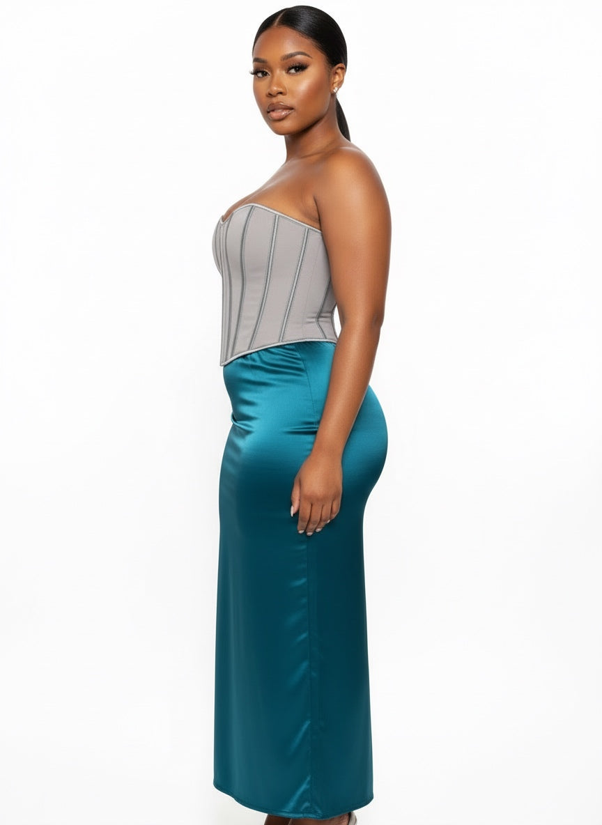 Satin Maxi Skirt