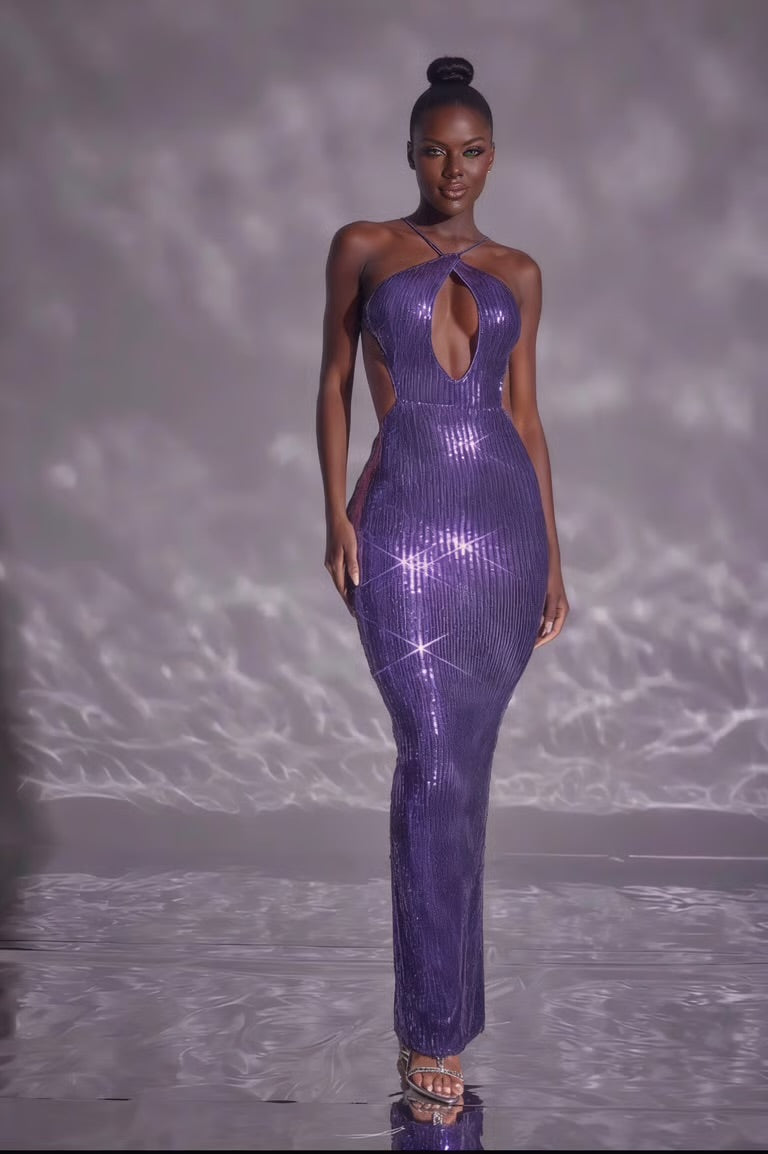 Purple Sequin