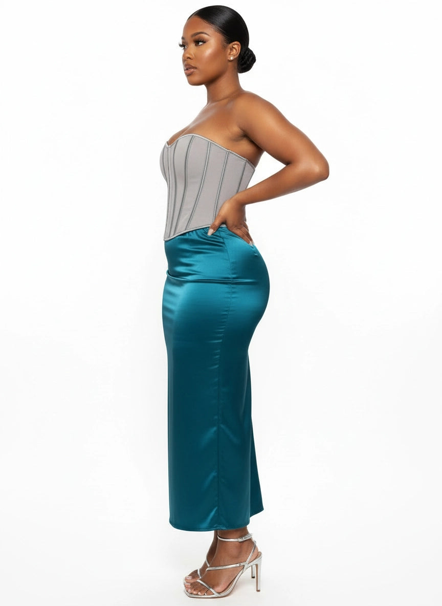 Satin Maxi Skirt