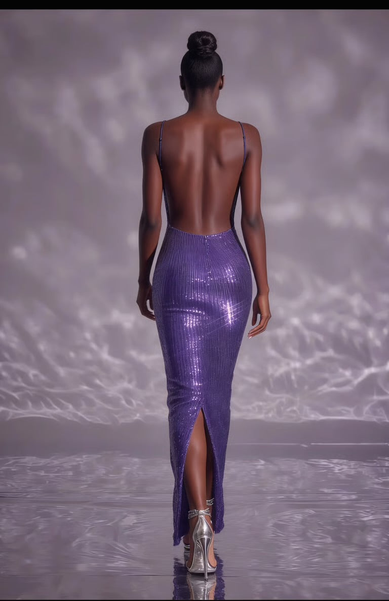 Purple Sequin