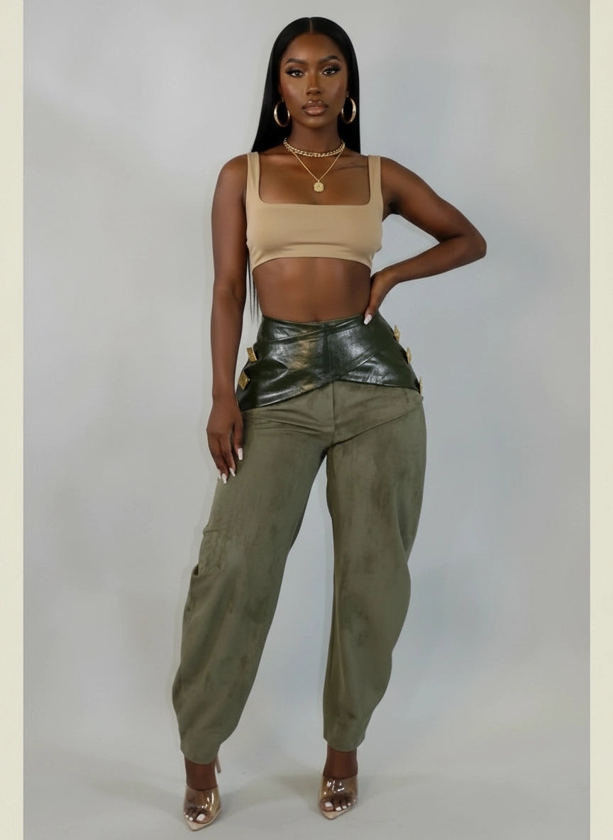 Green Suede